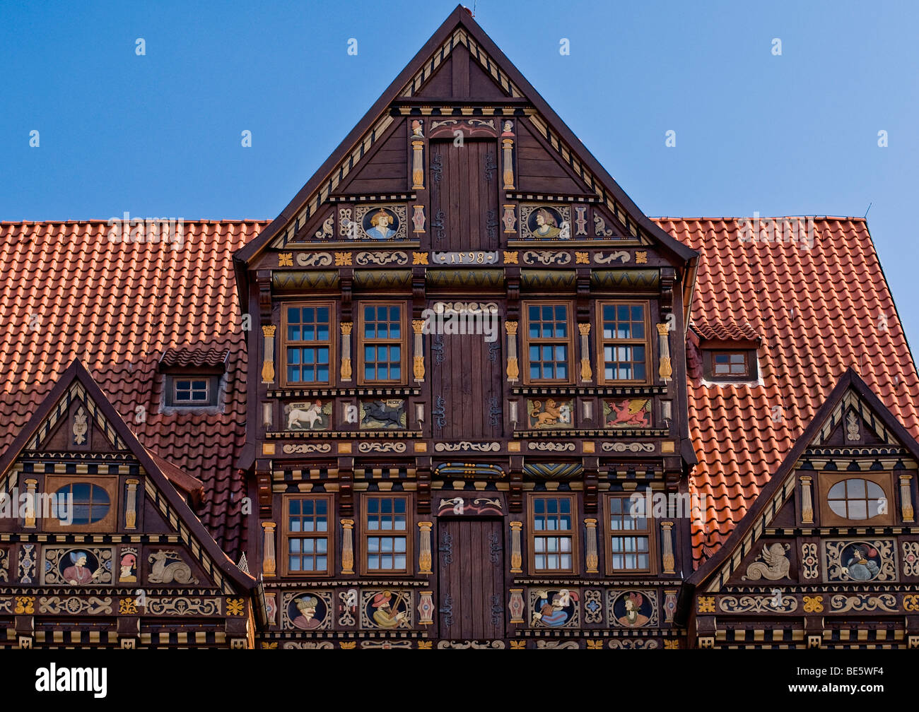Detail Of The Front Of The Wedekindhaus House At The Market Square