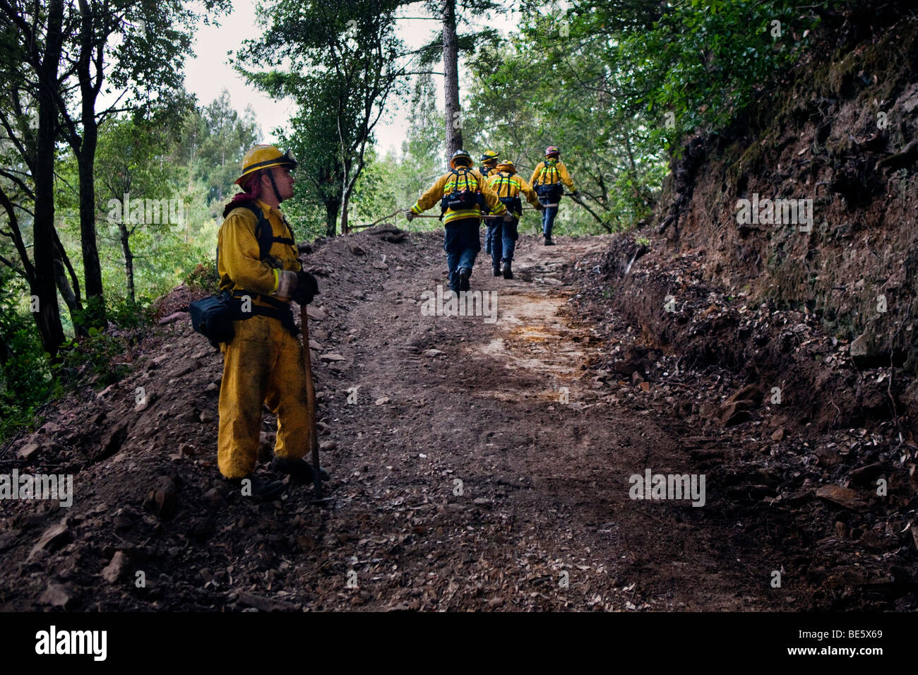 California Lockheed wildfire in Santa Cruz Mountains. CALFIRE/CDF ...
