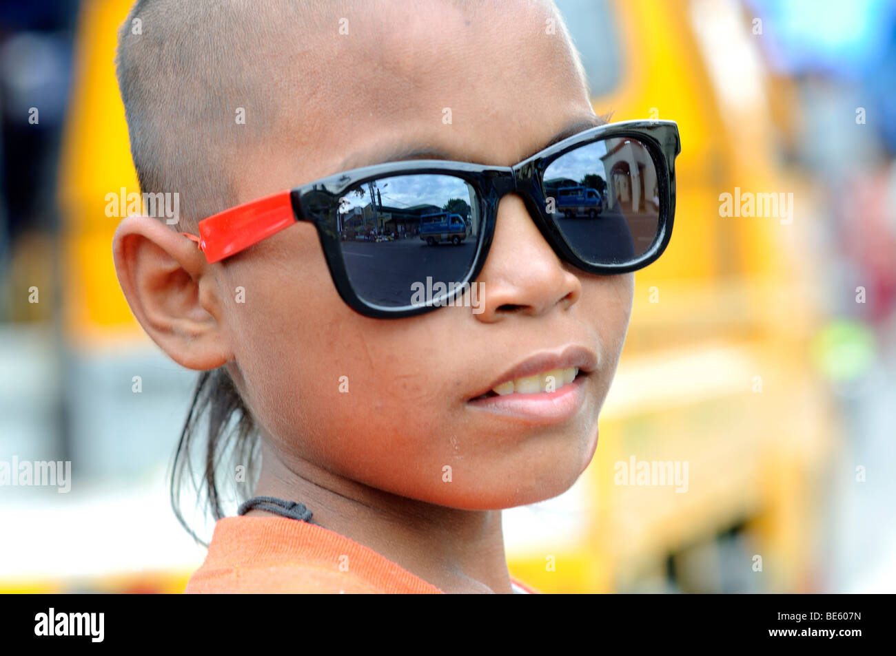 boy in davao city davao del norte mindanao philippines Stock Photo