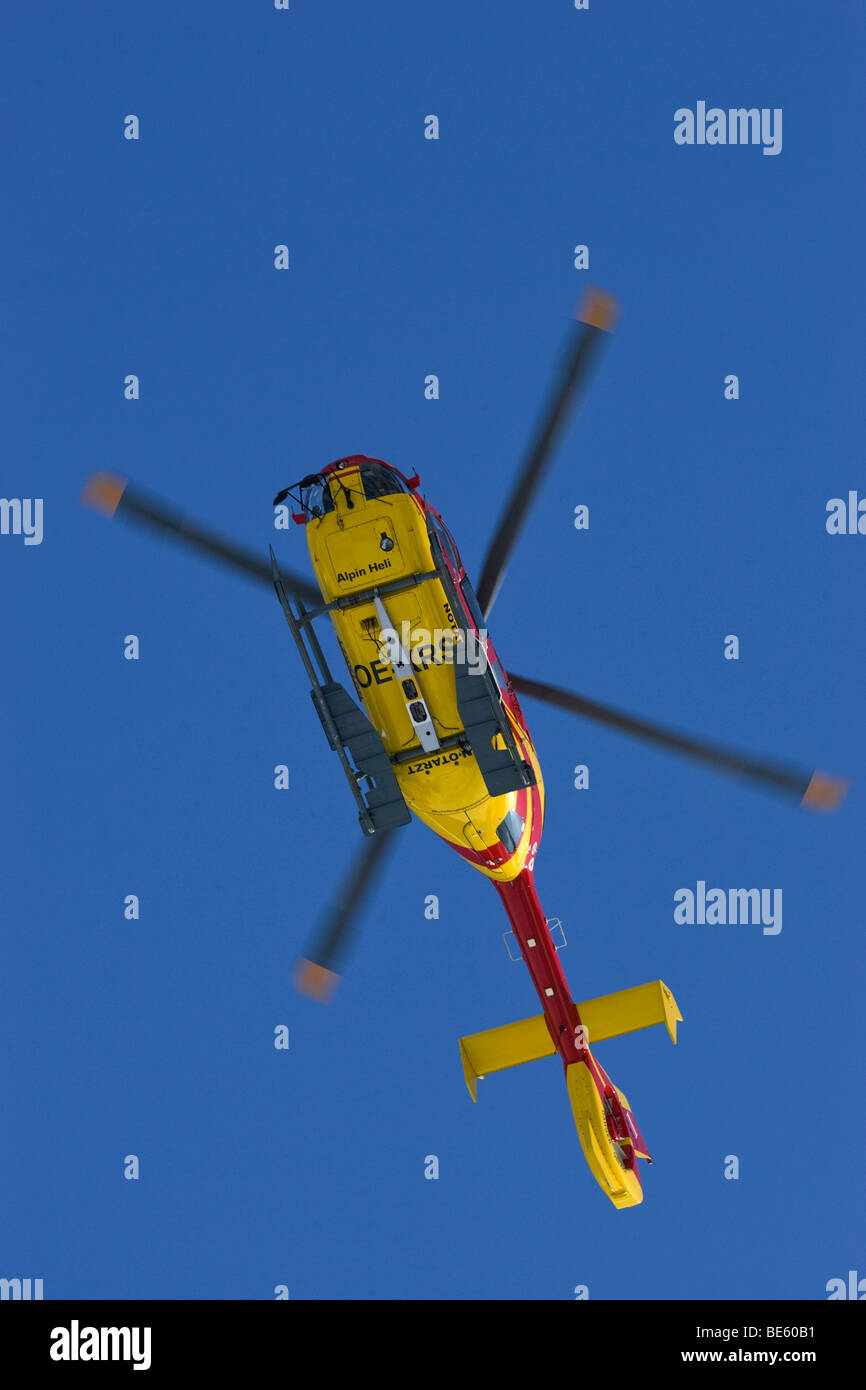 Rescue helicopter Stock Photo