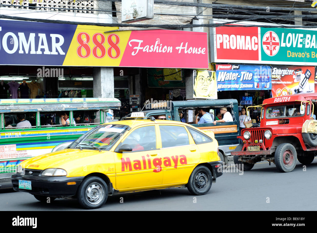 san pedro street davao city davao del norte mindanao philippines Stock