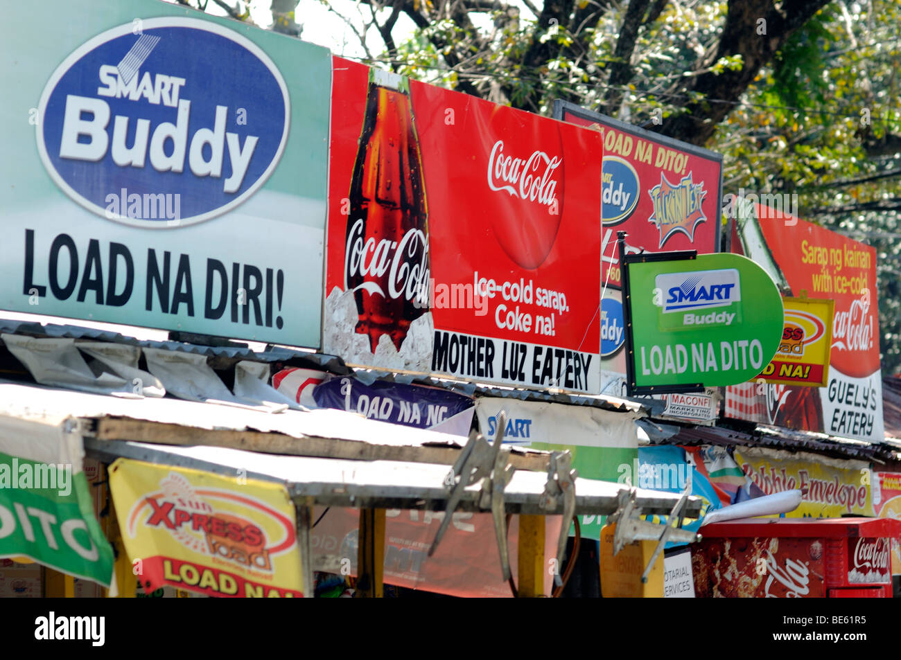 local shops davao city davao del norte mindanao philippines Stock Photo