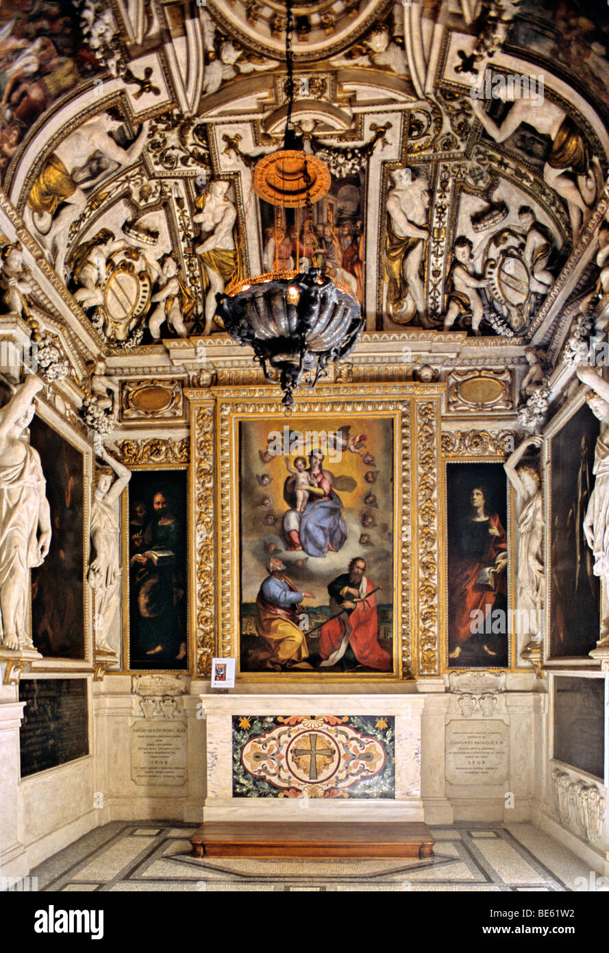 Chapel, La Capella, art gallery, Capitoline Museums, Conservator's Palace, Capitol, Rome, Lazio, Italy, Europe Stock Photo