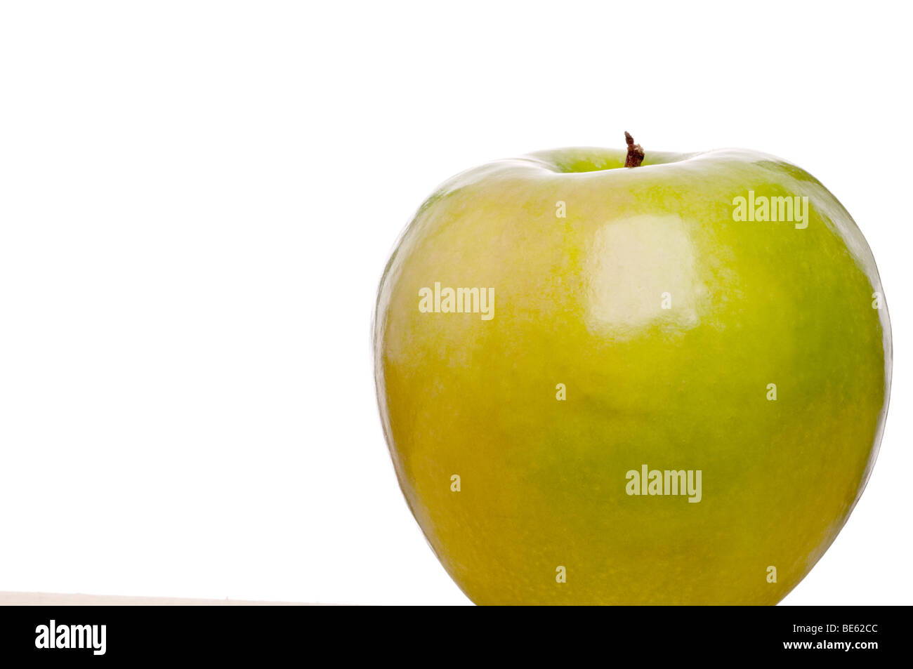 Close up of a green apple Stock Photo