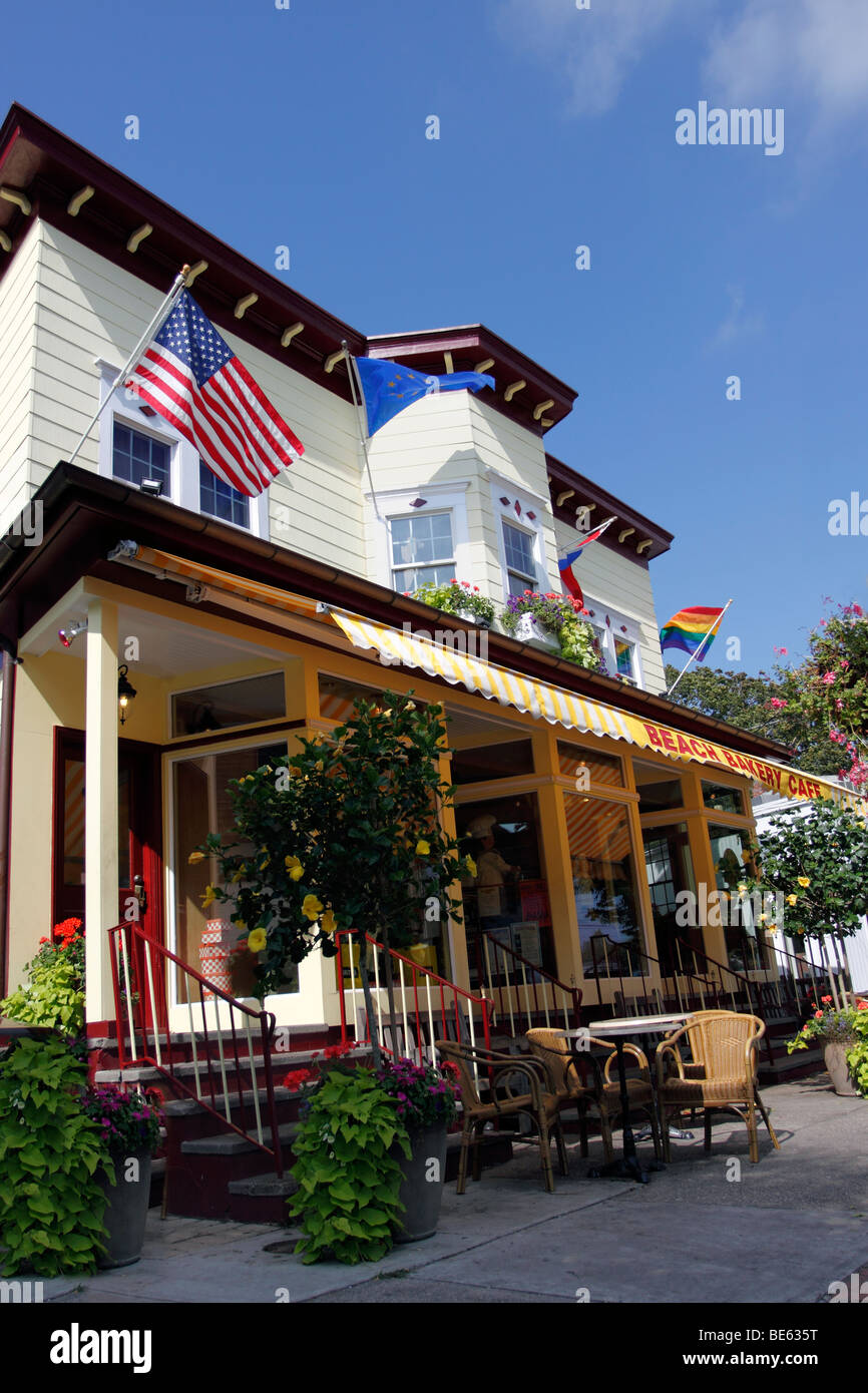 The Beach Bakery Cafe, Westhampton Beach, Long Island, NY Stock Photo