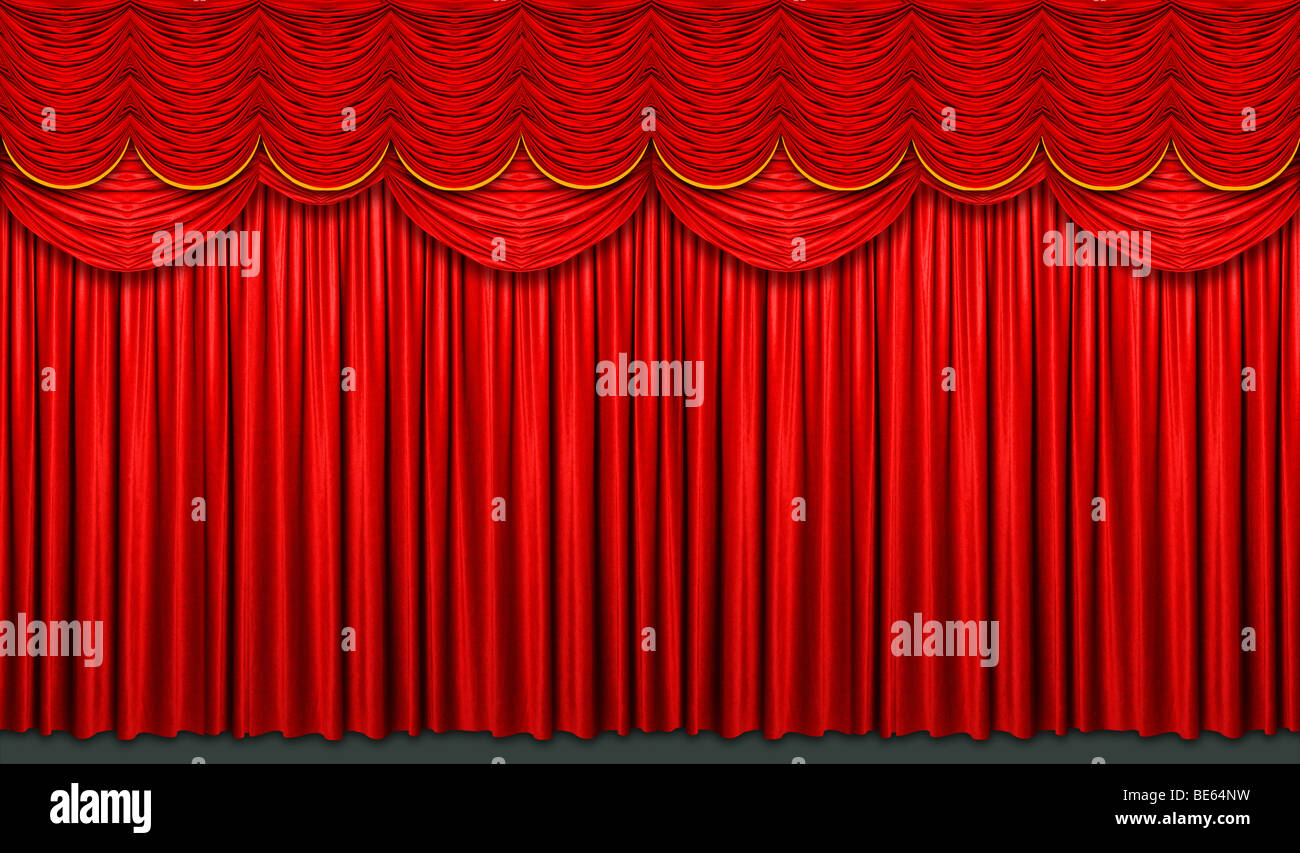 Yellow stage curtain background hires stock photography and images Alamy