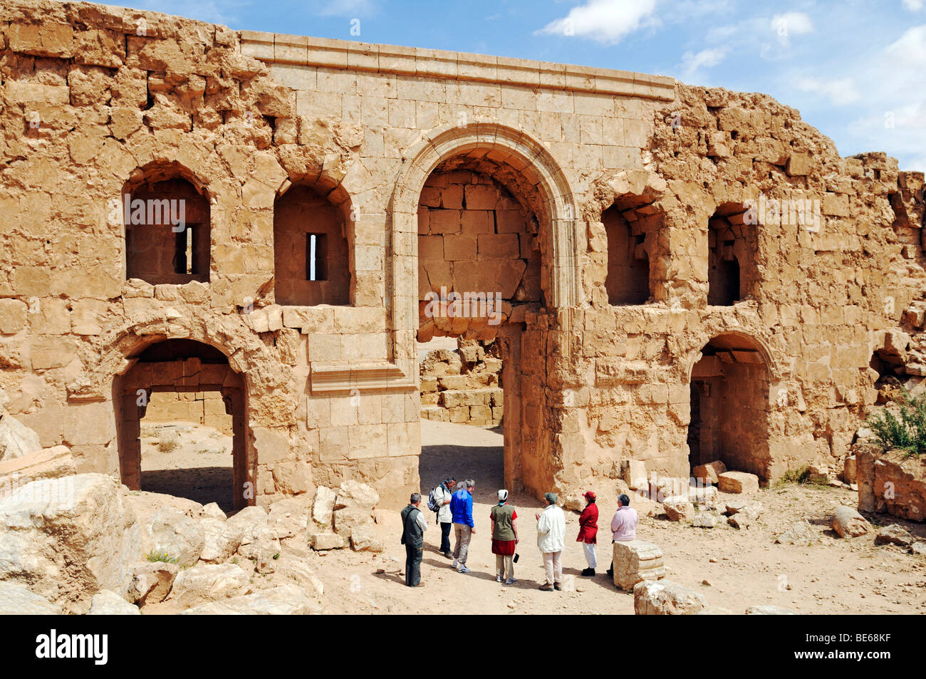 Northern gate of the Byzantine Resafa fortress, Sergiopolis, Syria, Asia Stock Photo