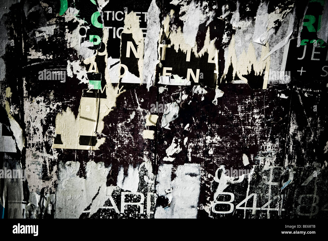 Ripped torn wall poster hires stock photography and images Alamy