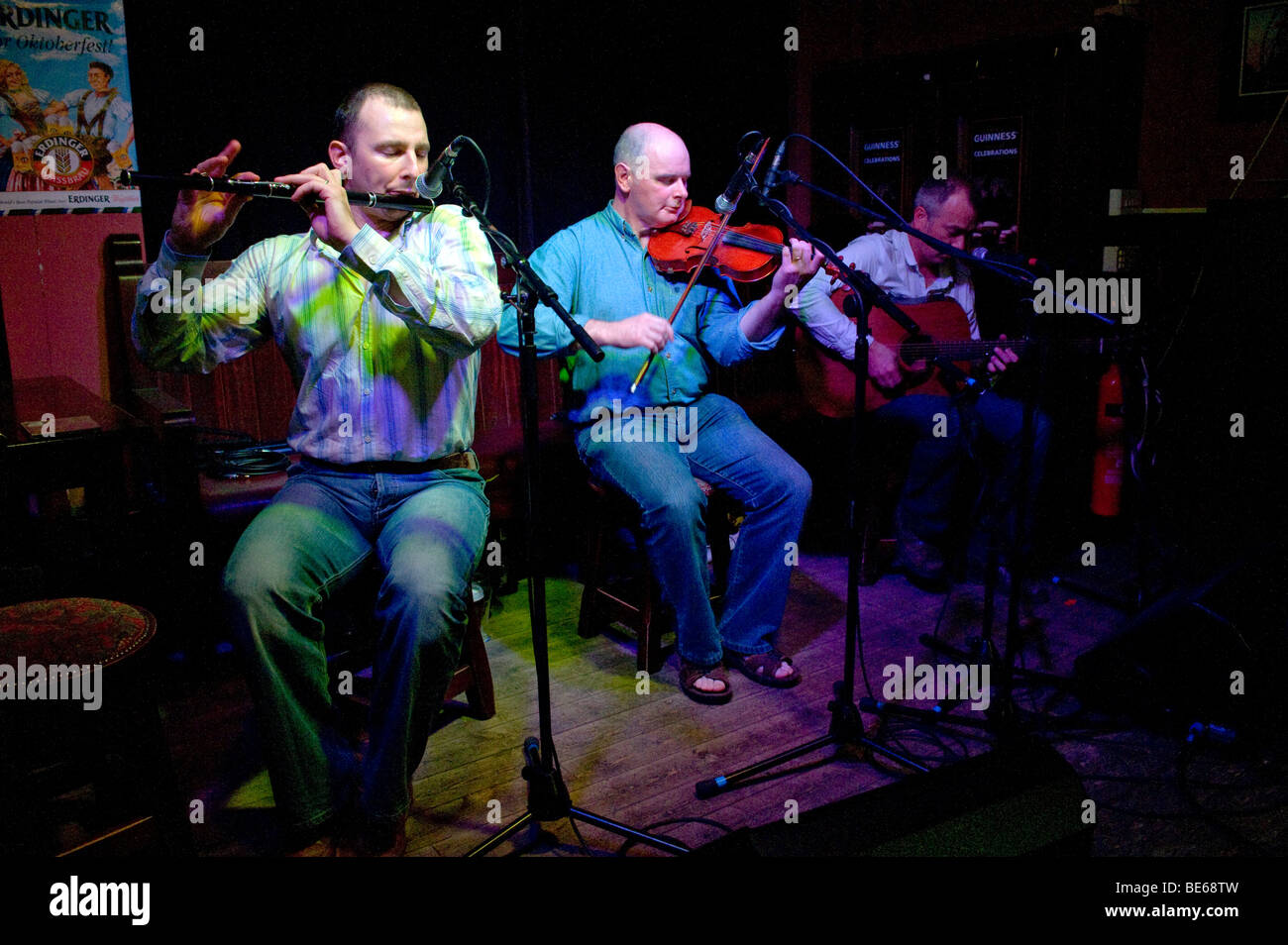 Traditional Irish music, The John Hewitt Pub, Belfast Stock Photo Alamy