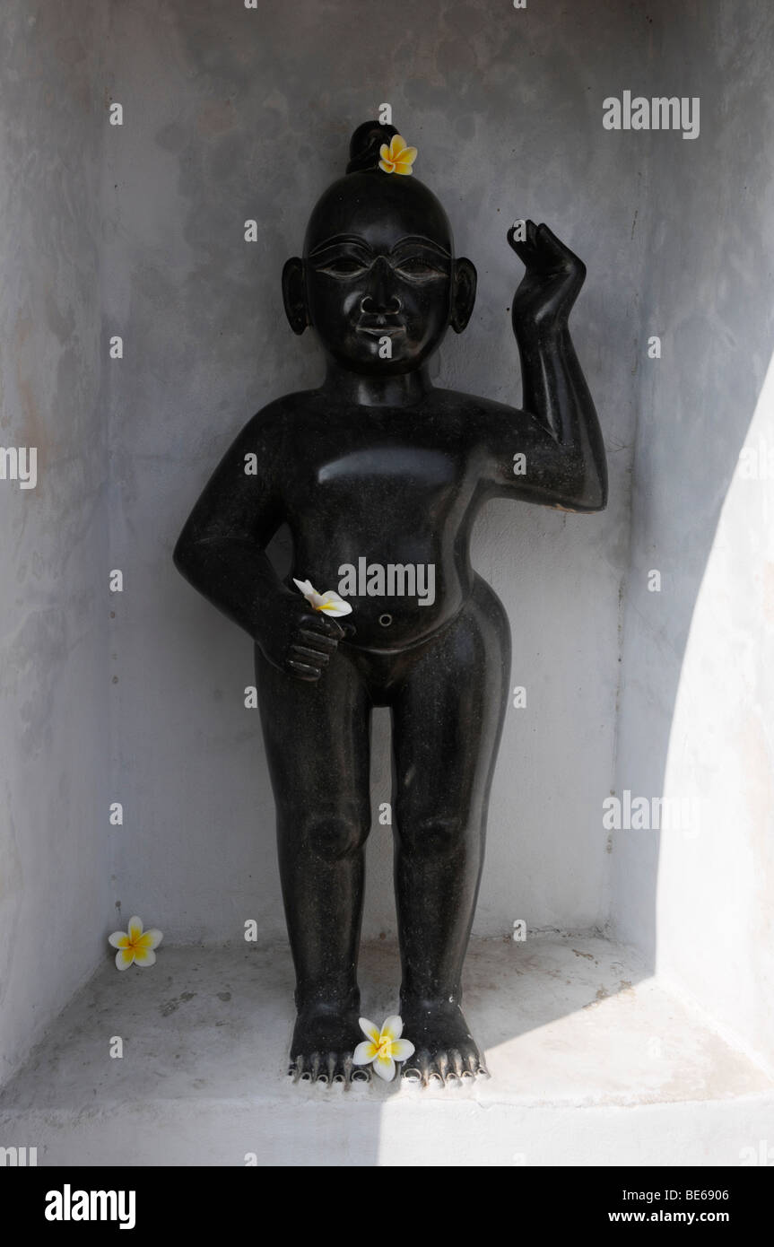 Statue in the Sisodia Rani Ka Bagh Palace, Jaipur, Rajasthan, northern India, Asia Stock Photo