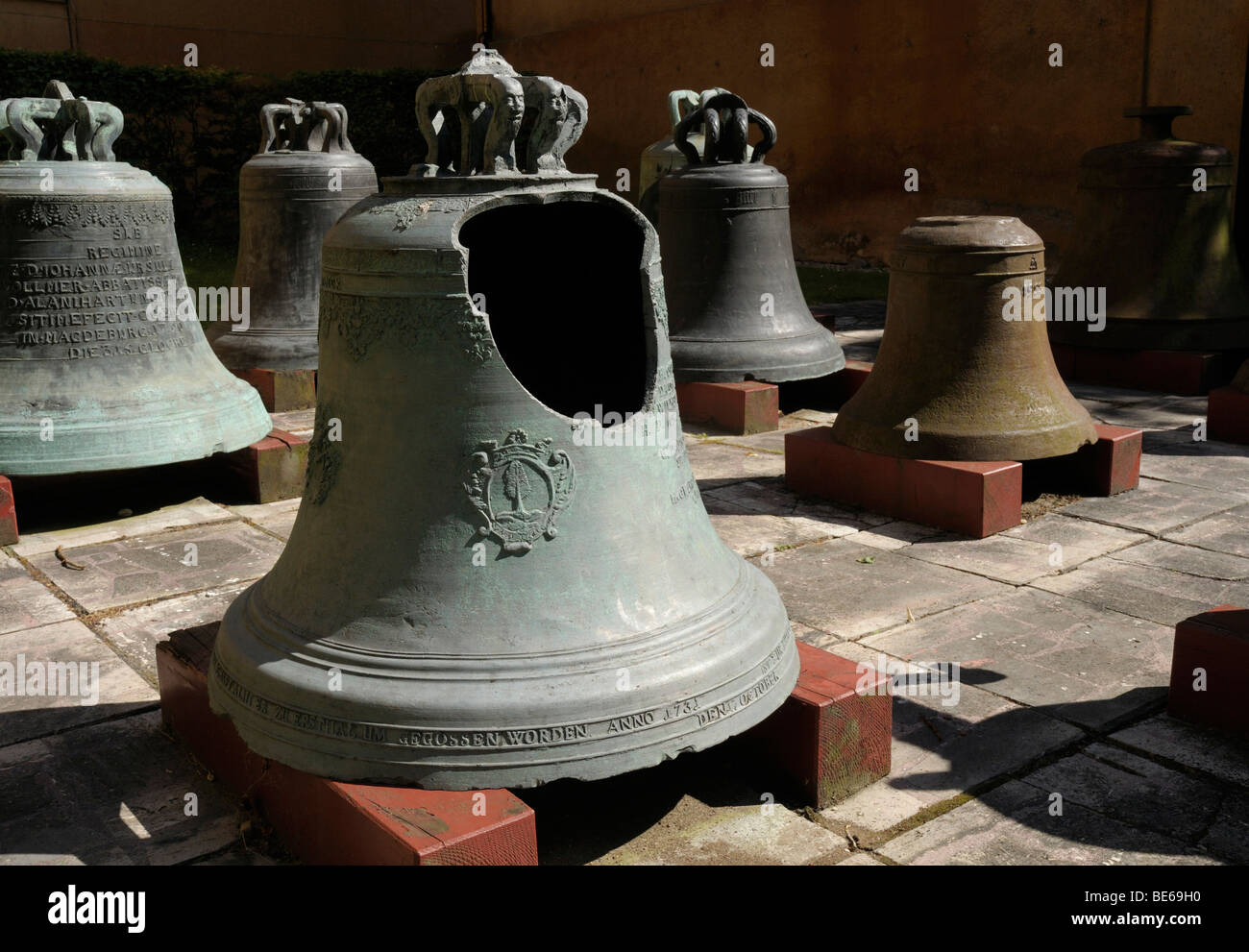 Bells, Glockenmuseum, bell museum, Apolda, Thuringia, Germany, Europe Stock Photo