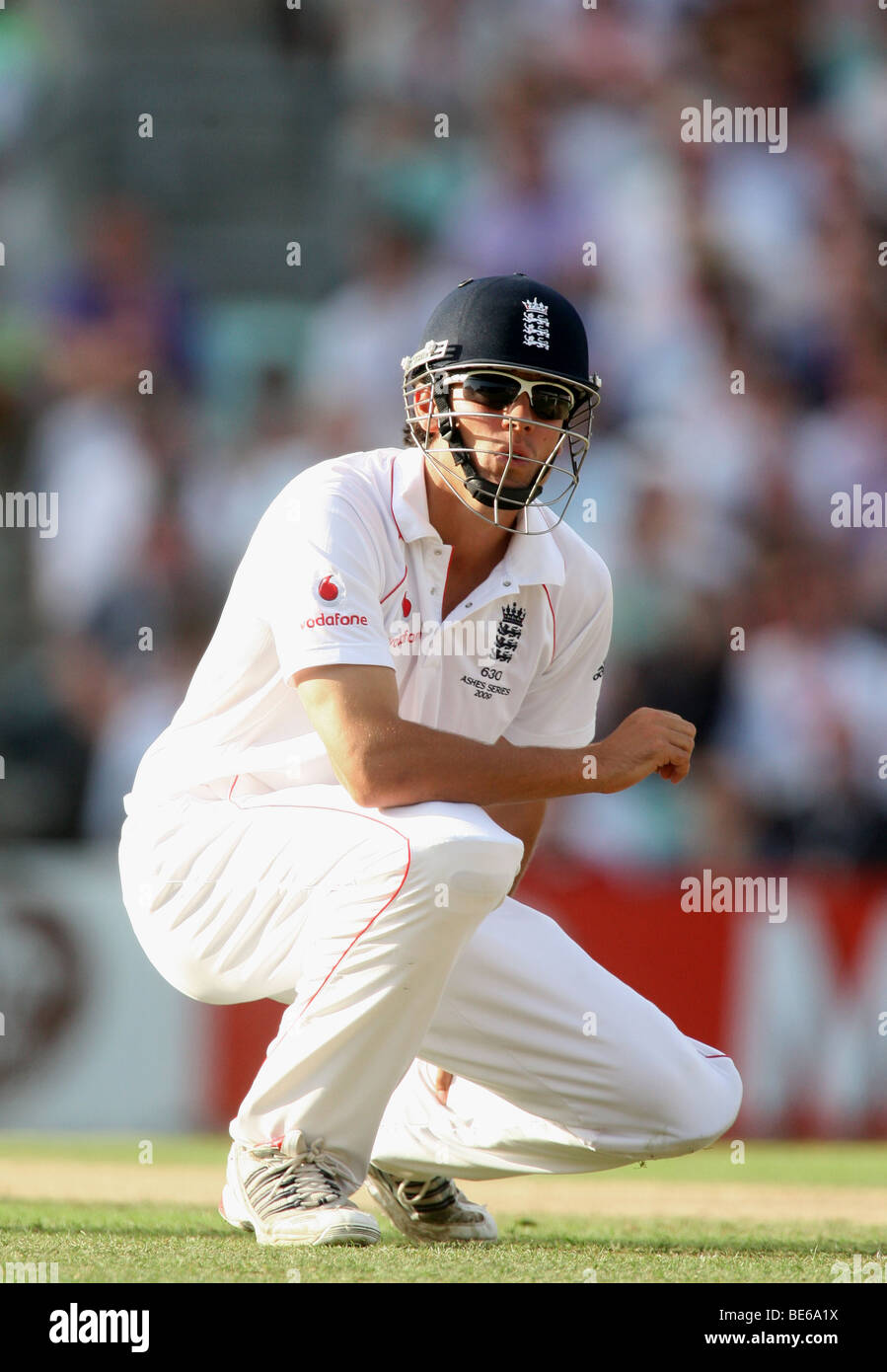 ALASTAIR COOK ENGLAND & ESSEX CCC THE BRIT OVAL LONDON ENGLAND 22 August 2009 Stock Photo