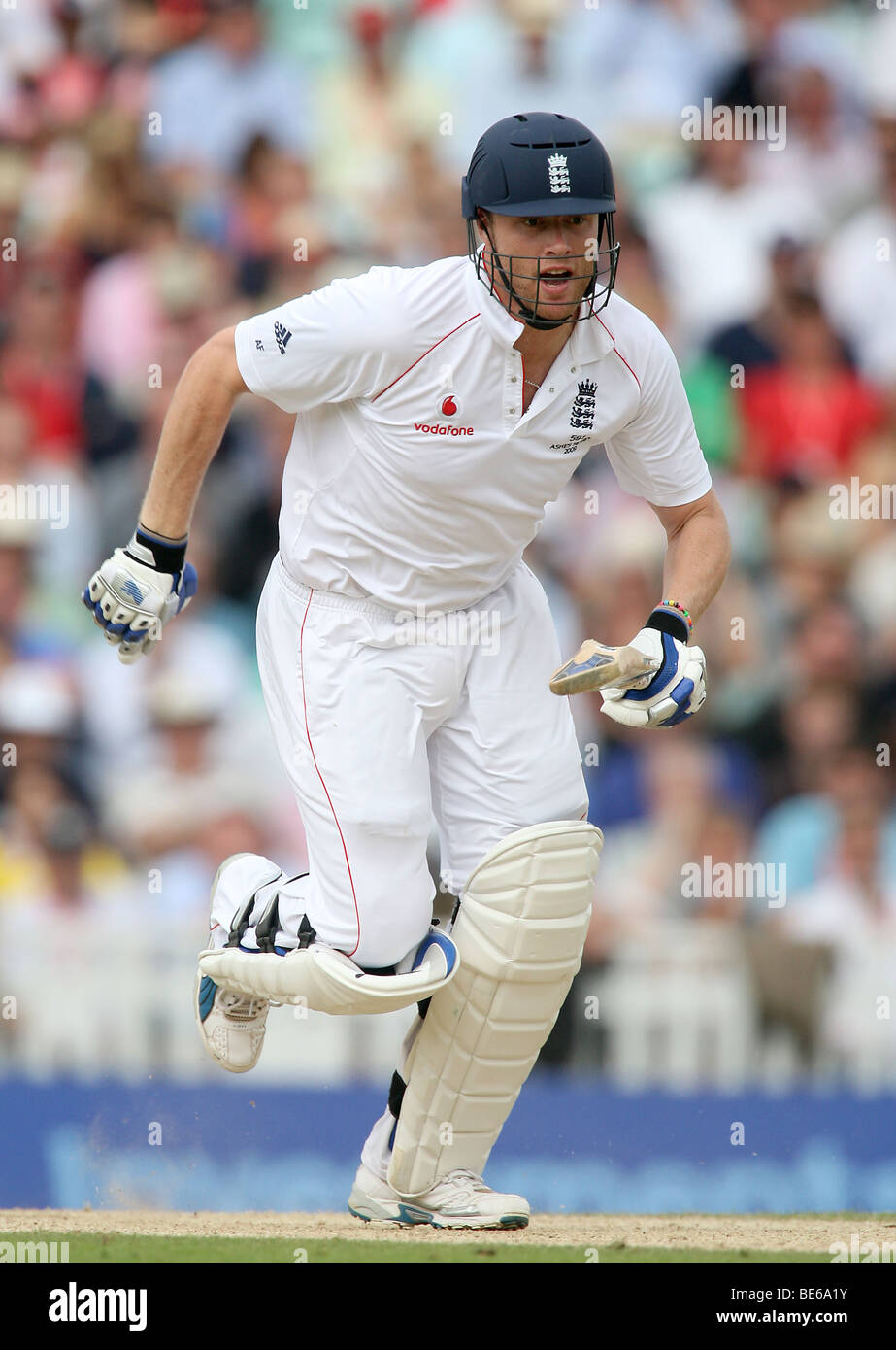 ANDREW FLINTOFF ENGLAND & LANCASHIRE CCC THE BRIT OVAL LONDON ENGLAND 22 August 2009 Stock Photo