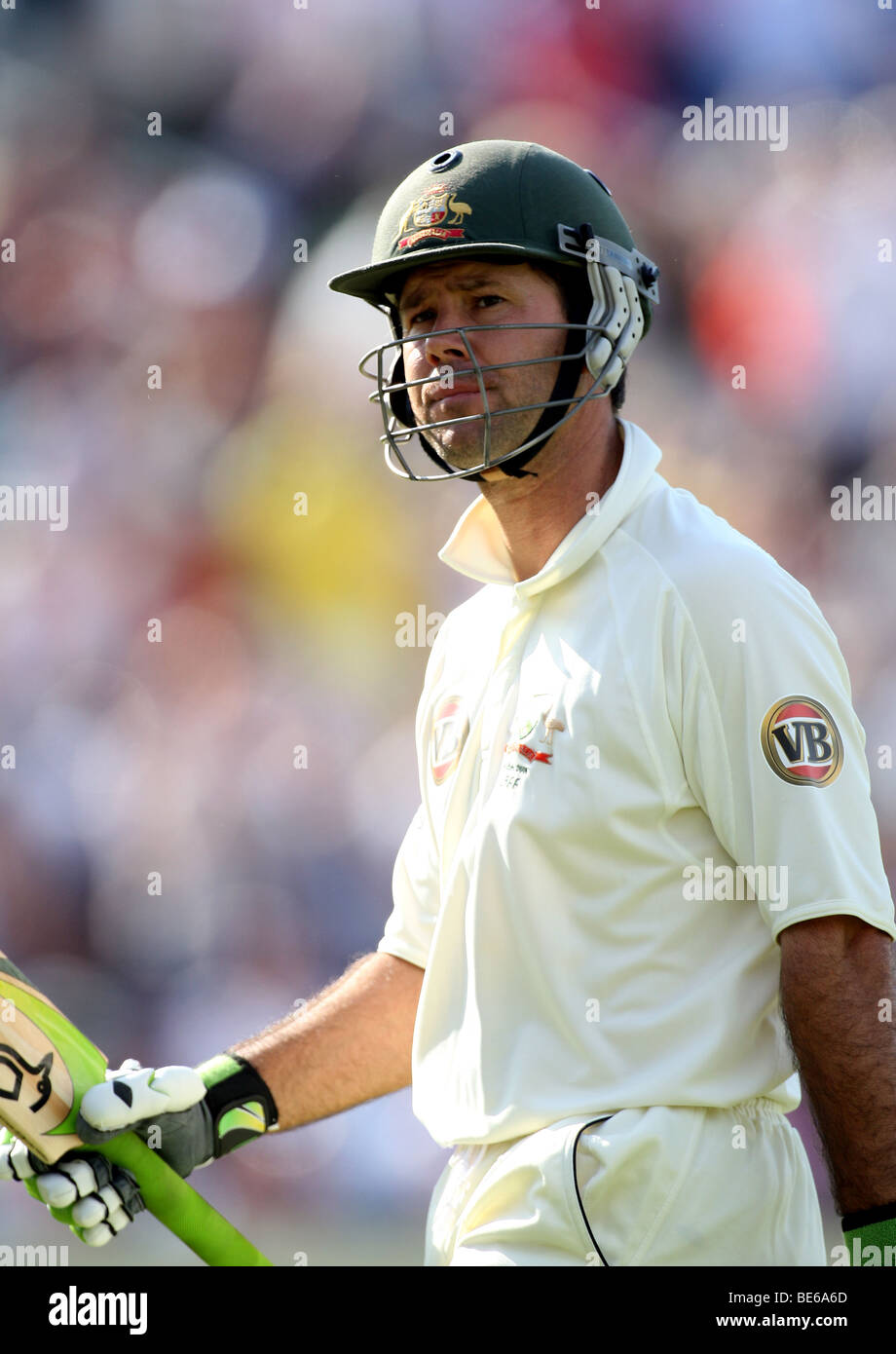 RICKY PONTING DISMISSED FOR 78 4TH ASHES TEST MATCH HEADINGLEY LEEDS ENGLAND 07 August 2009 Stock Photo