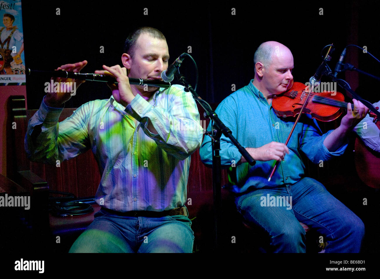 Traditional Irish music, The John Hewitt Pub, Belfast Stock Photo Alamy