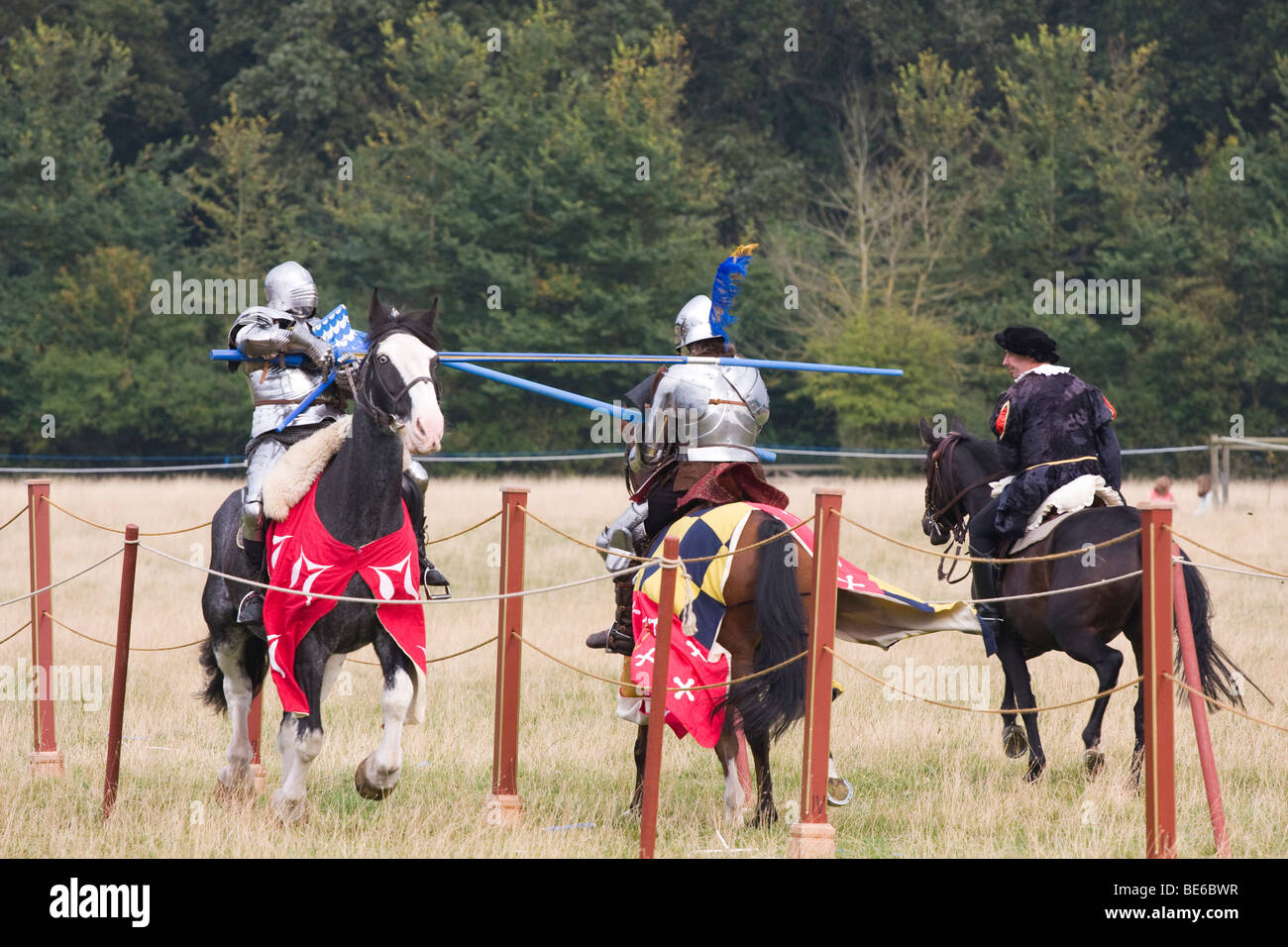Medieval Jousting Stock Photo Alamy
