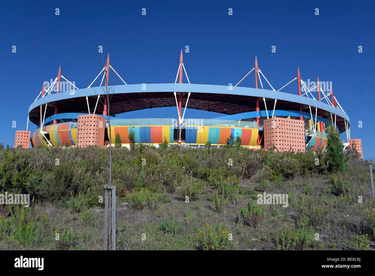 Stadium, architect Tomás Taveira, Aveiro, Portugal, Europe Stock Photo