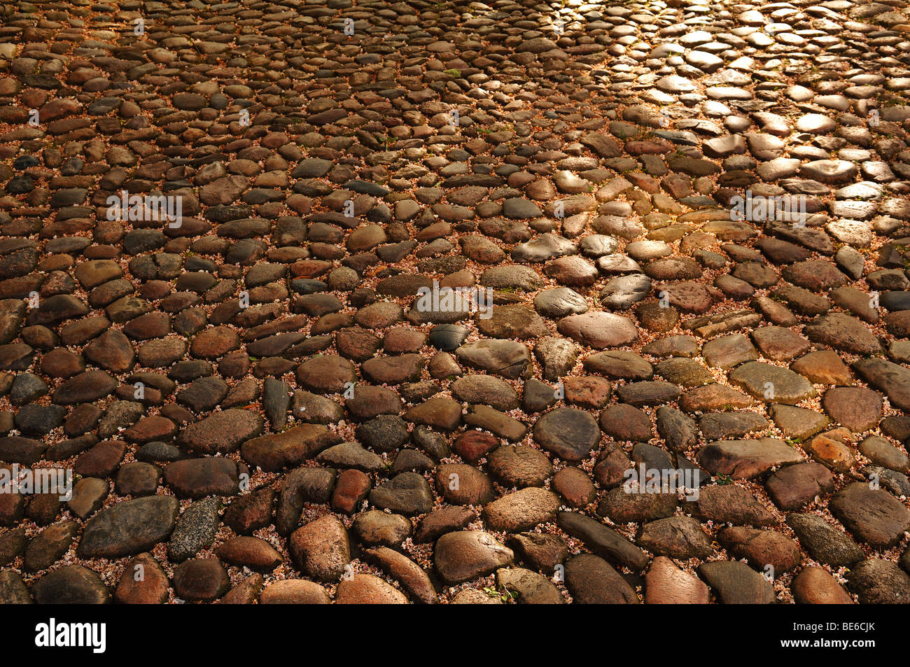 Old cobbled streets in the old town, Lueneburg, Lower Saxony, Germany, Europe Stock Photo