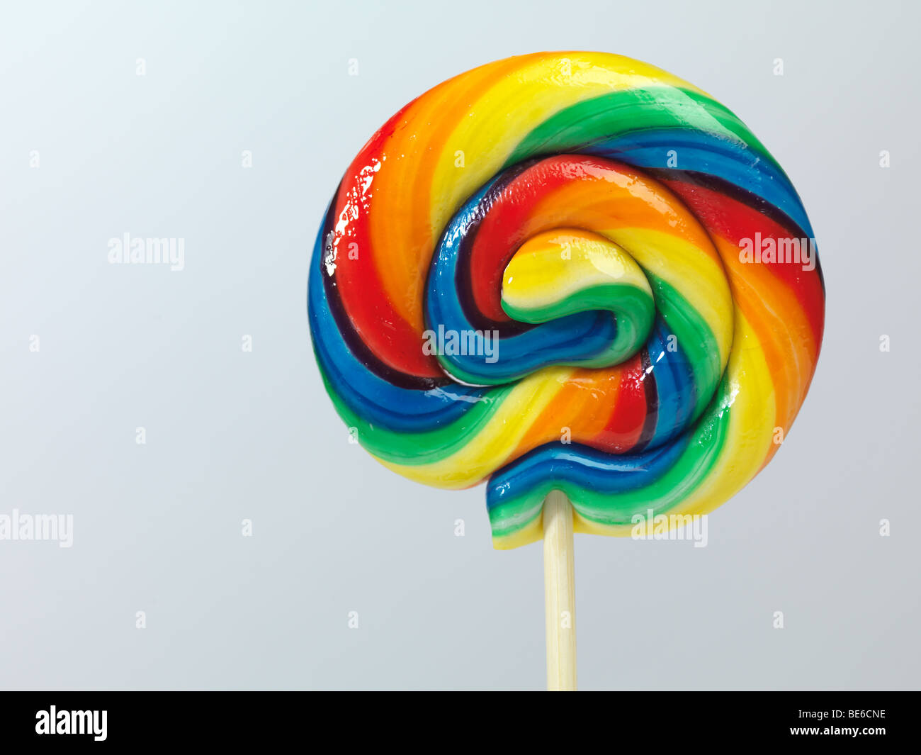 Colorful appetizing lollipop Stock Photo