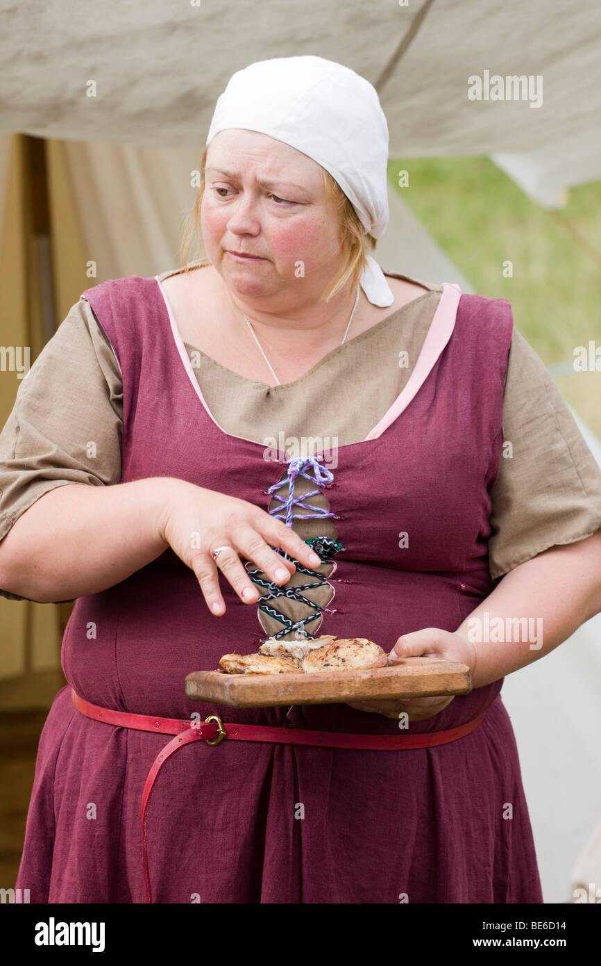 Medieval cook Stock Photo