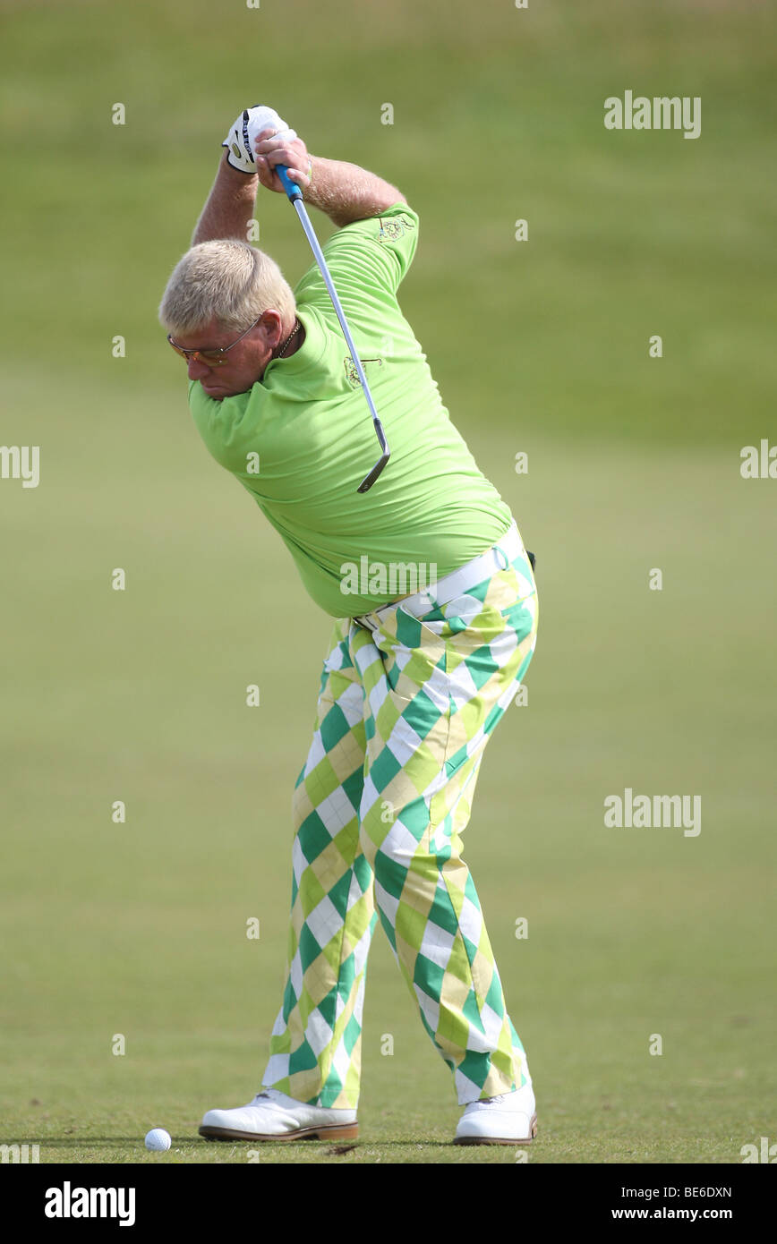 JOHN DALY IN WACKY PANTS THE OPEN TURNBERRY 2009 TURNBERRY AYR SCOTLAND 16 July 2009 Stock Photo