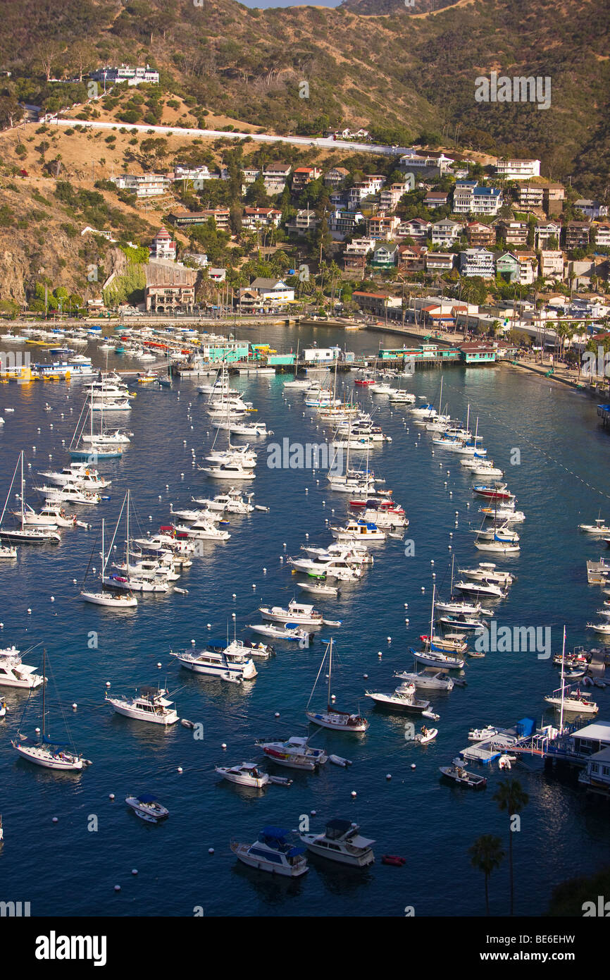 AVALON, CA, USA Harbor and town of Avalon, Santa Catalina Island