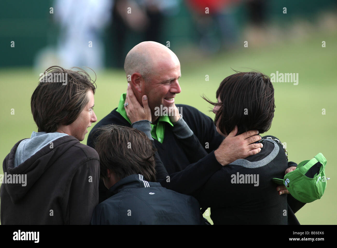 Stewart cink wife celebrate open hi-res stock photography and images