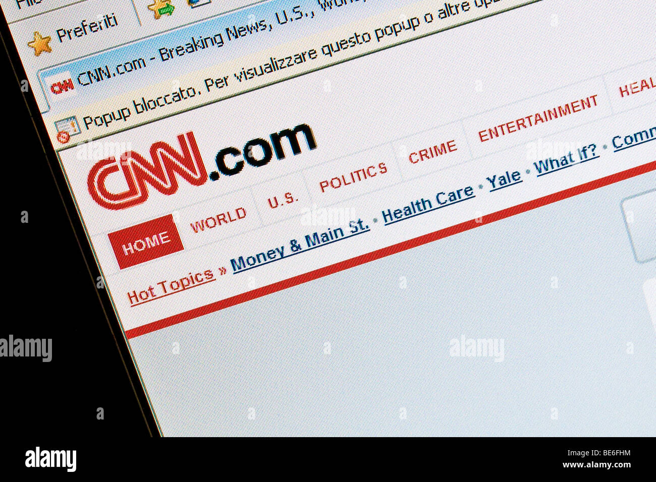  page, CNN Stock Photo Alamy