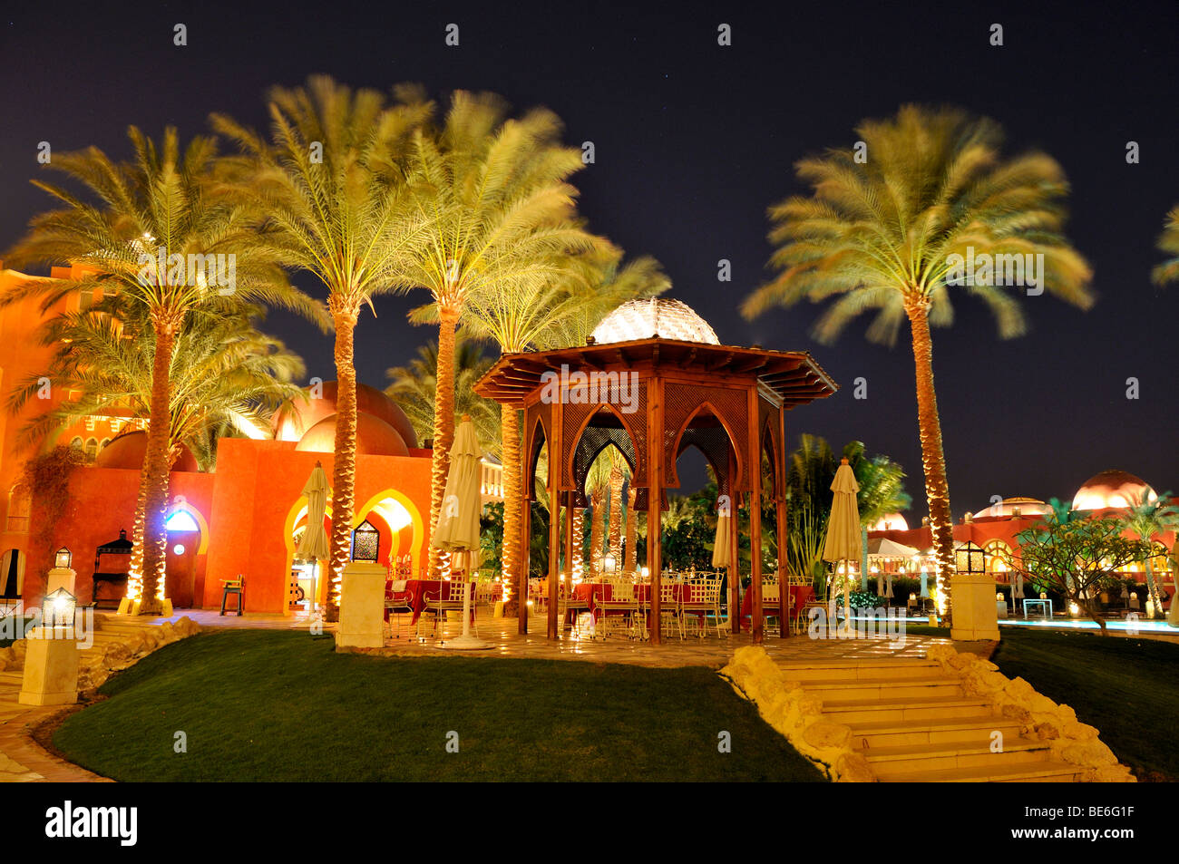 Pavilion in the Grand Resort Hotel, Hurghada, Egypt, Africa Stock Photo