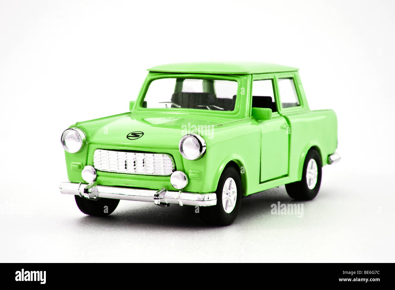 Trabant, miniature, green Stock Photo