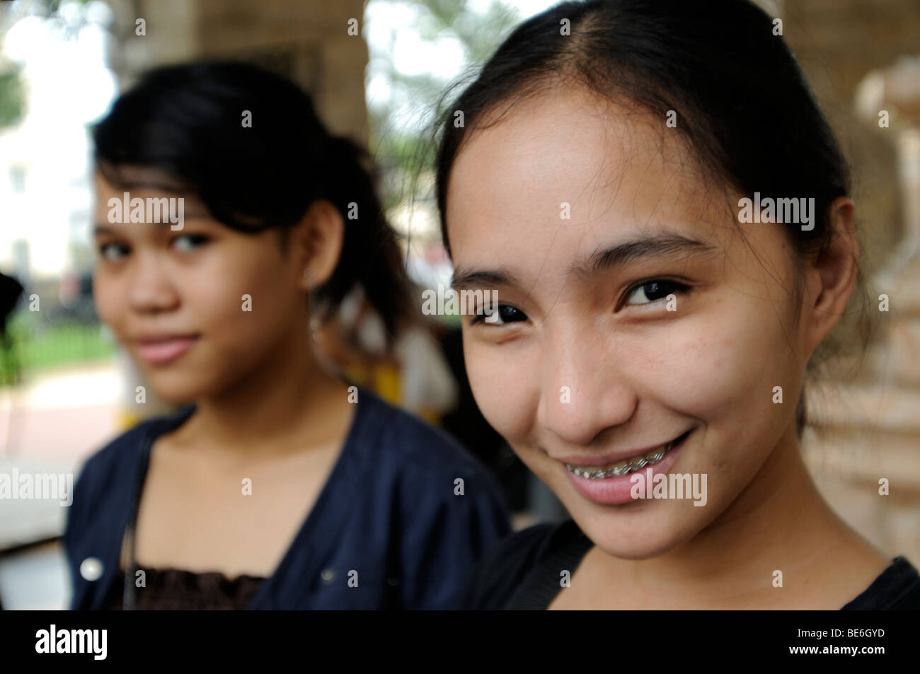 visitors at magellans cross cebu city philippines Stock Photo - Alamy