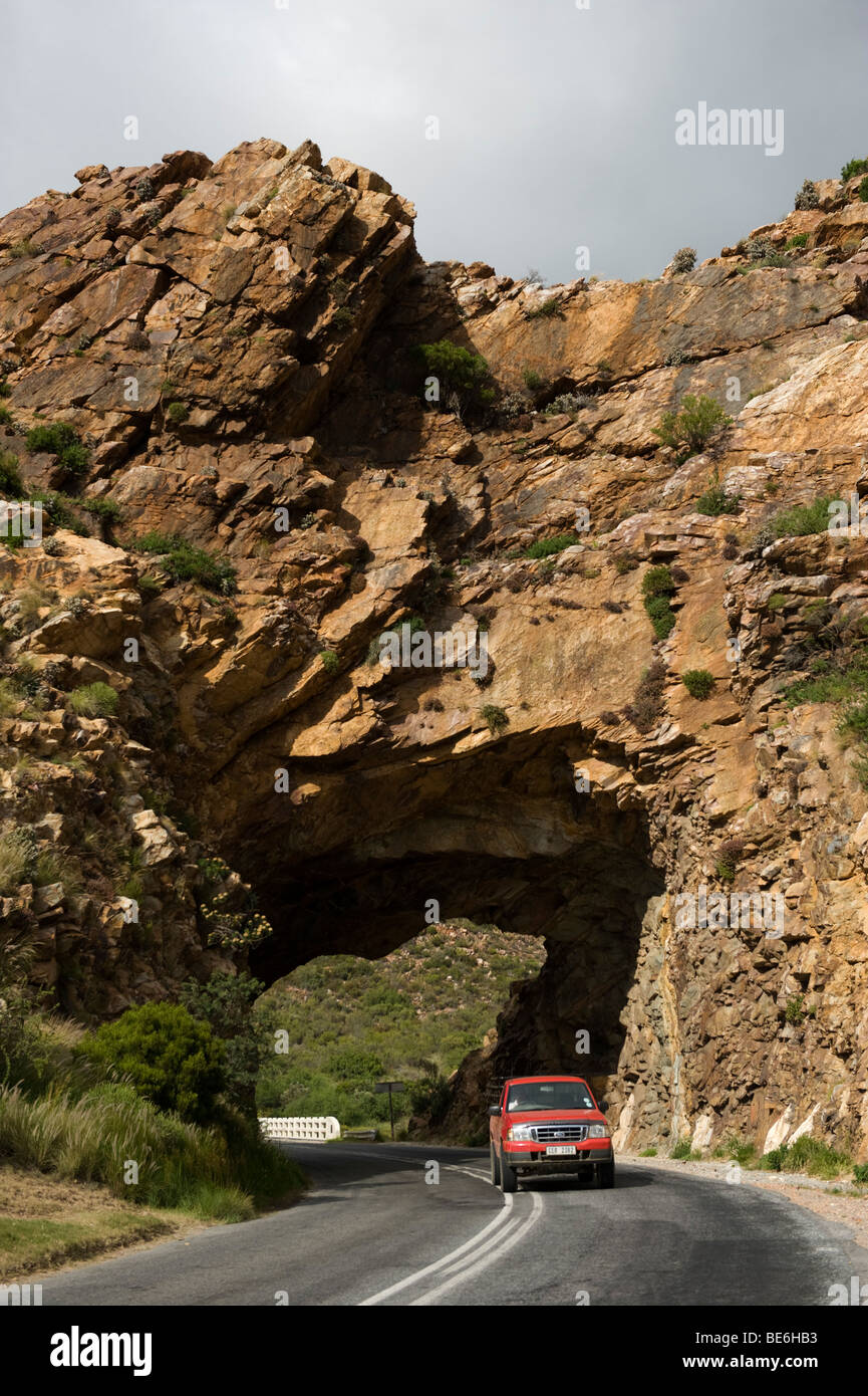 Montagu tunnel in Cogmanskloof (1877), Montagu, South Africa Stock