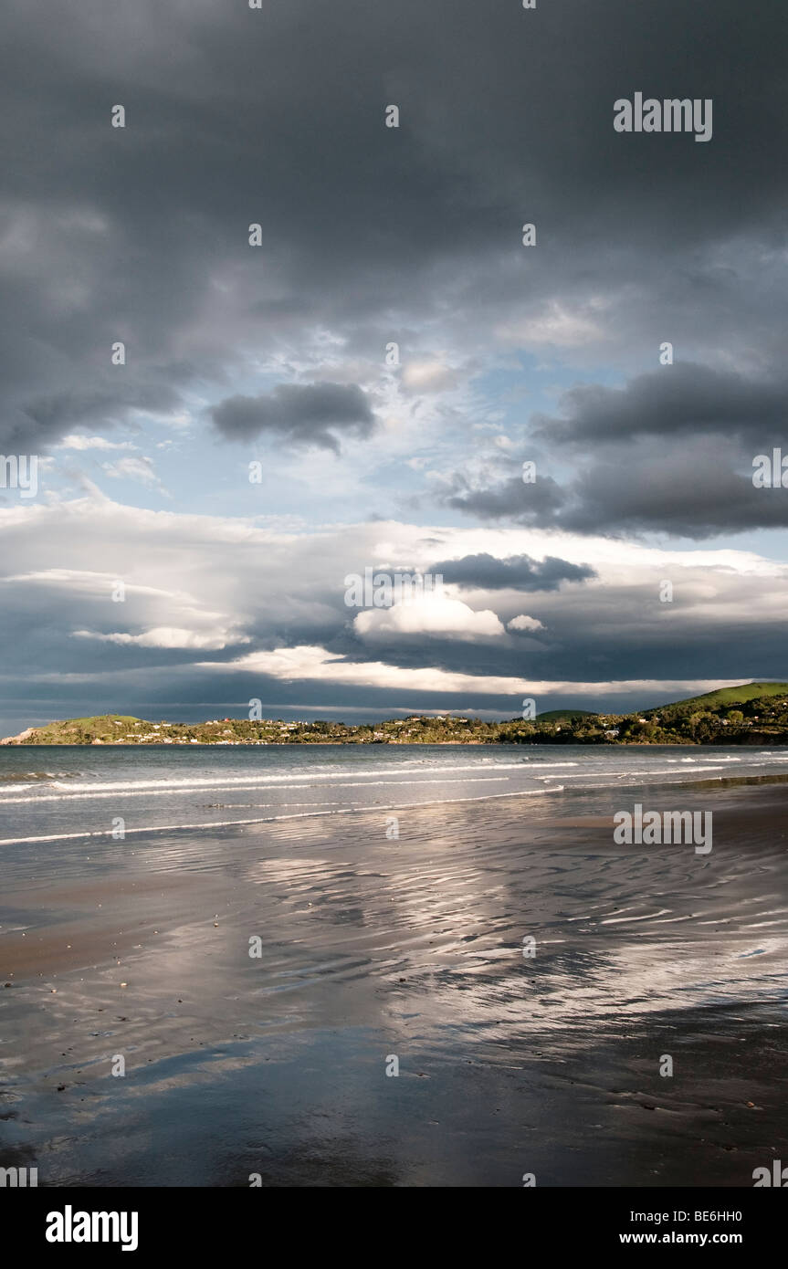 Koekohe Beach, New Zealand. Home of the Moeraki Boulders Stock Photo