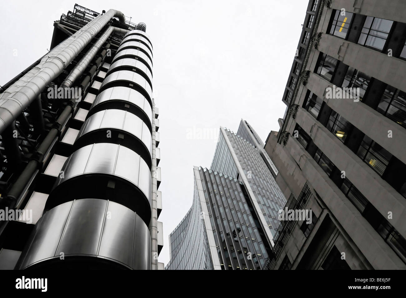 Exterior, headquarters of Lloyds, London, England, United Kingdom, Europe Stock Photo