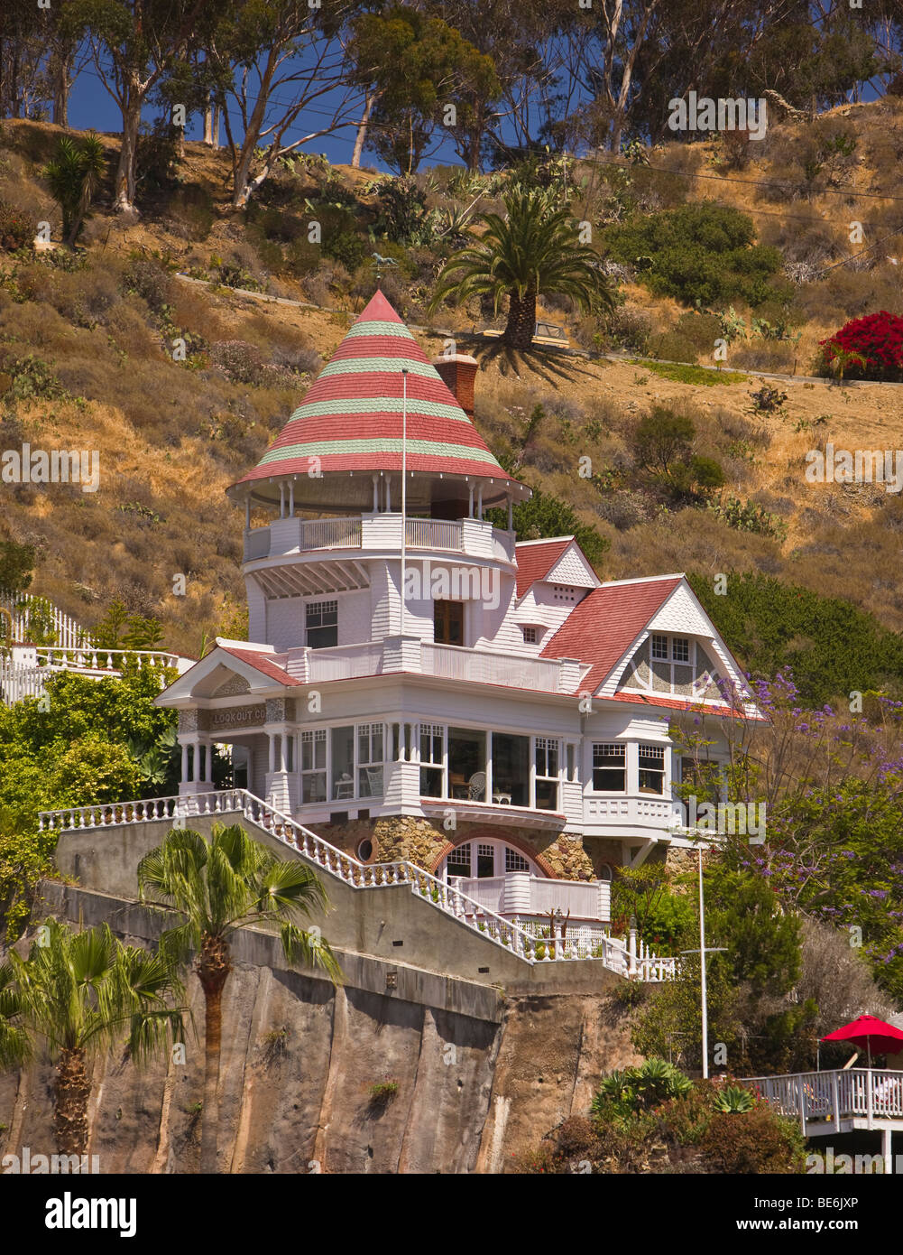 AVALON, CA, USA Holly Hill House, built by Peter Gano, on Santa
