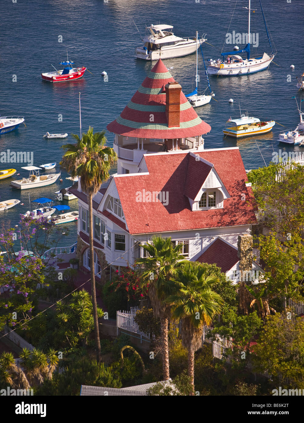 AVALON, CA, USA Holly Hill House, built by Peter Gano, on Santa