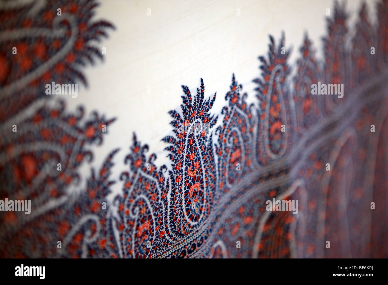 Paisley pattern shawl Stock Photo