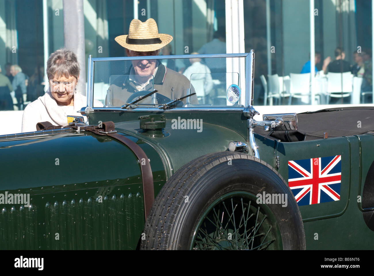 Vintage Car Rally Morecambe Stock Photo Alamy