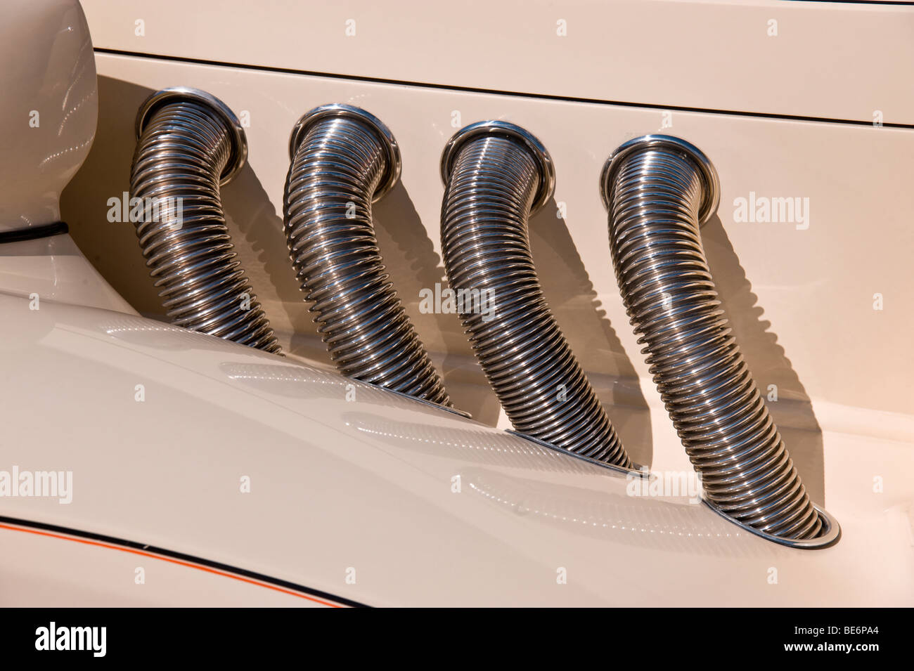 Detail of a classic car at the Street Festival in Carrizozo, New Mexico. Stock Photo