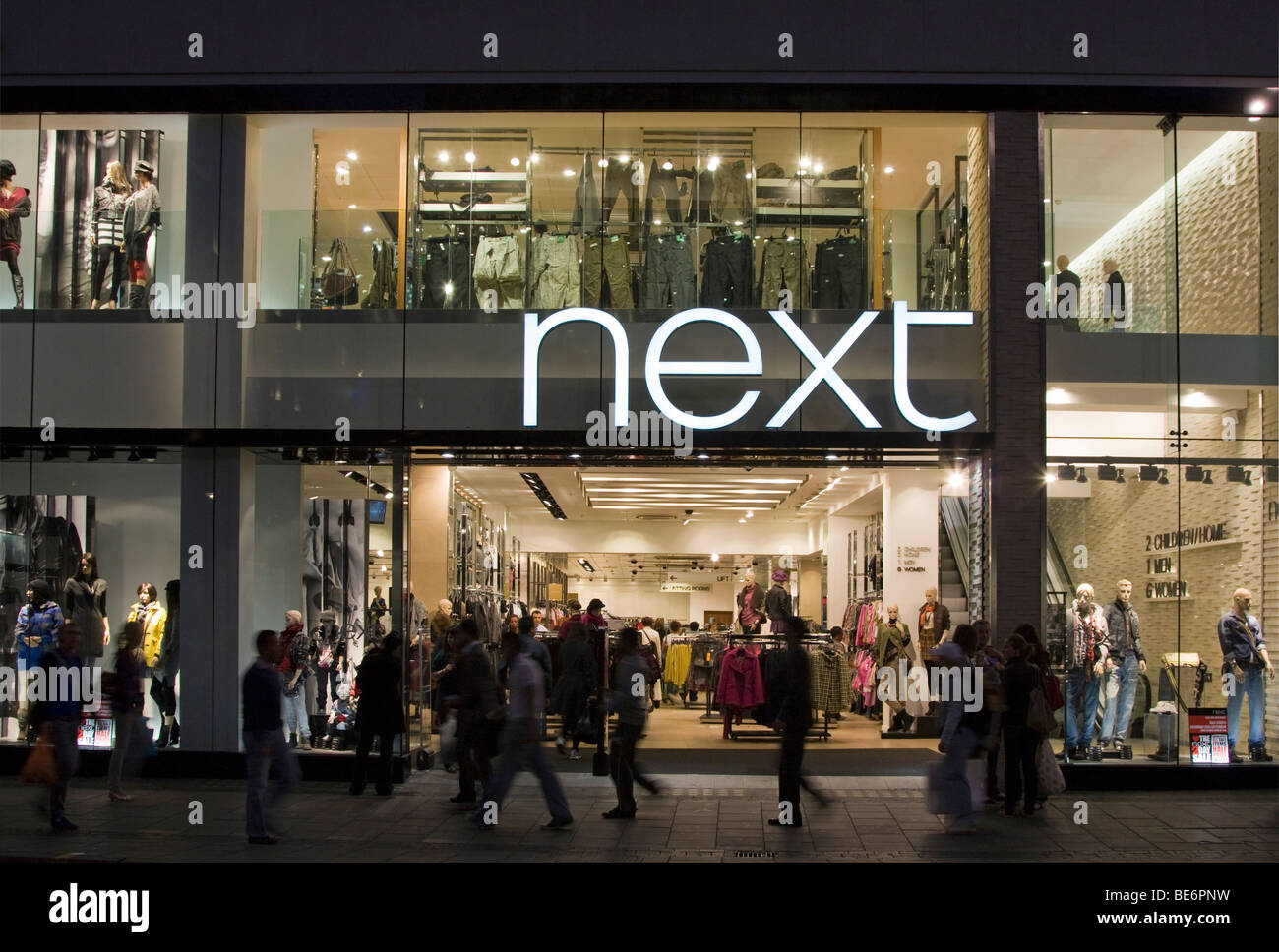 Flagship Next store Oxford Street London Stock Photo