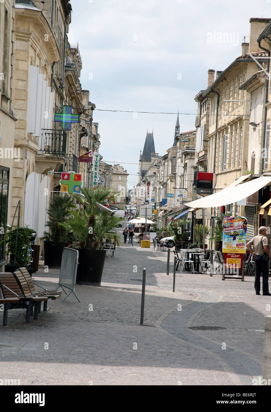 Libourne near Bordeaux, France Stock Photo