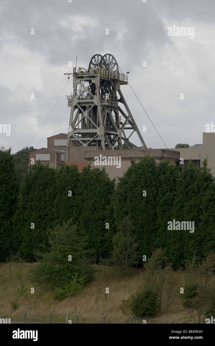 Welbeck Colliery, the last deep coal mine in the Nottinghamshire coalfield, Great Britain Stock Photo