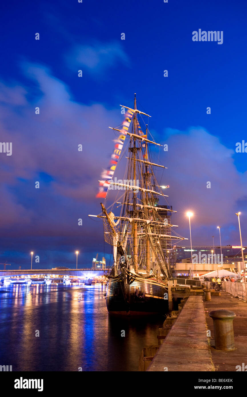 Tall Ships visit Belfast August 2009 Stock Photo