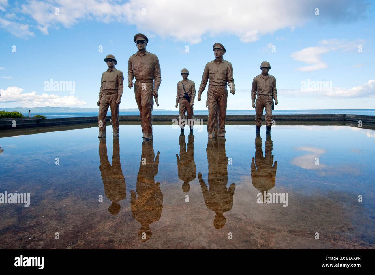 The MacArthur Landing Memorial Park in Palo, Leyte, the Philippines Stock Photo Alamy