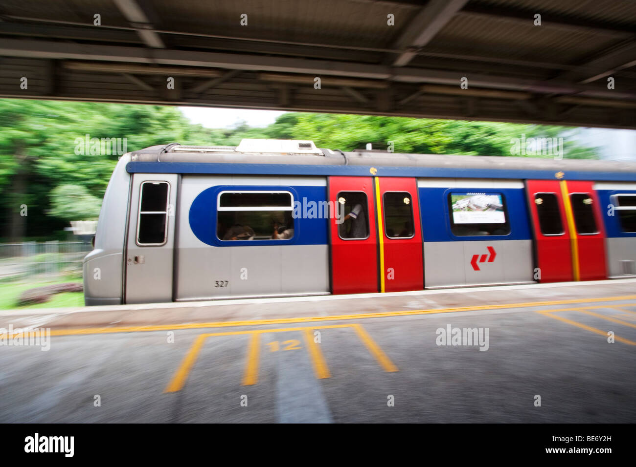 The MTR station in Tai Po Market Hongkong. Stock Photo