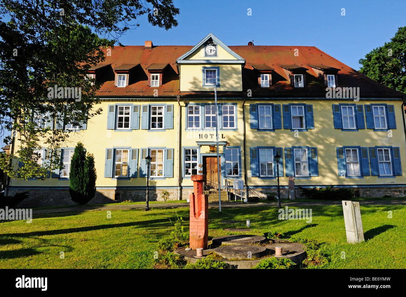 Hotel zum Herrenhaus, Hoerselberg-Hainich, Thuringia, Germany, Europe Stock Photo