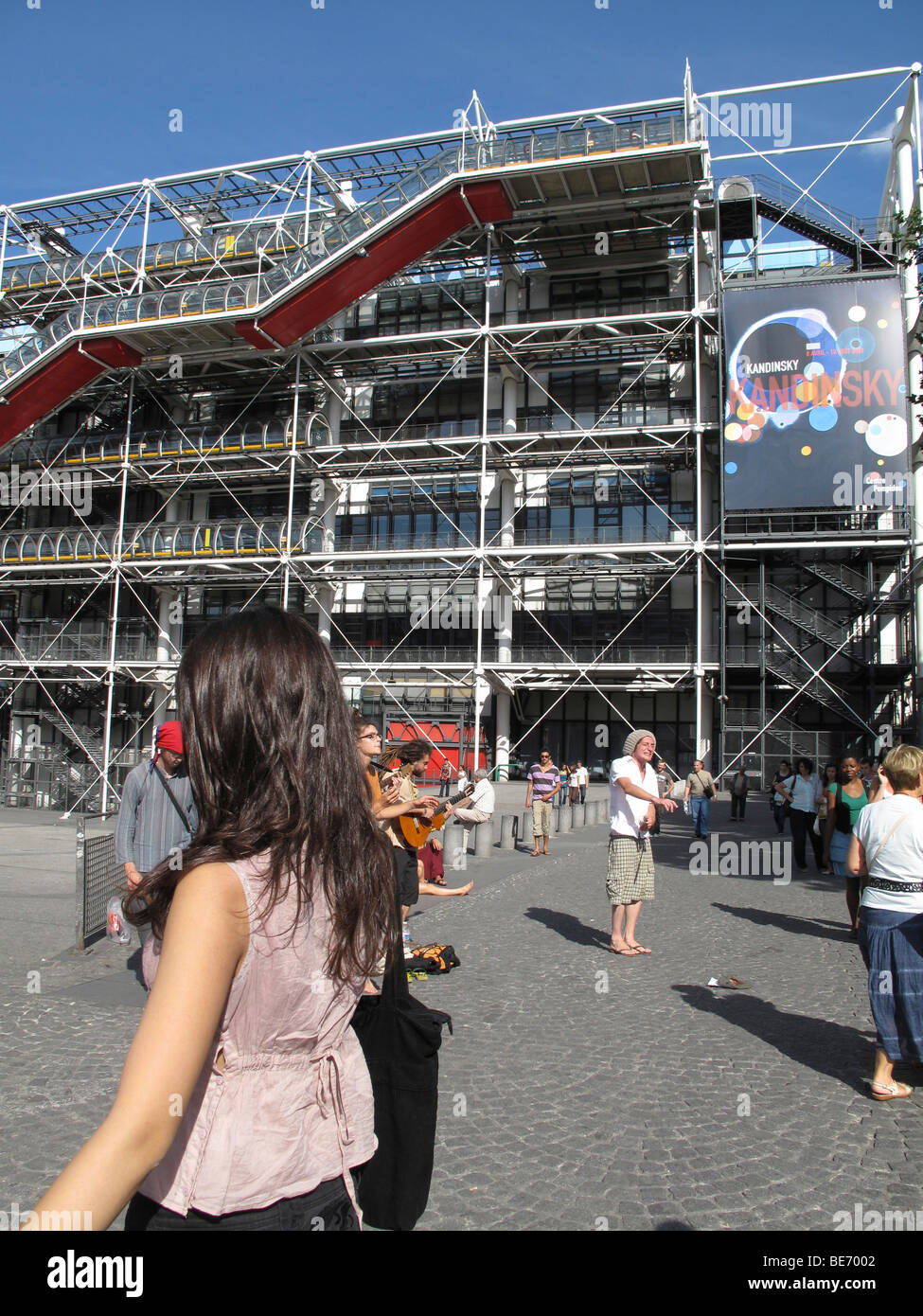 Centre Pompidou National Museum Of Modern Art Paris France Stock