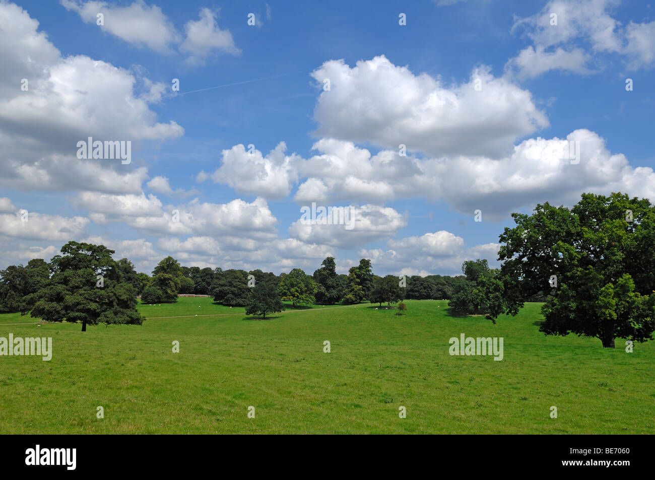 Park, 'Boughton House', Geddington, Kettering, Northamptonshire, England, United Kingdom, Europe Stock Photo