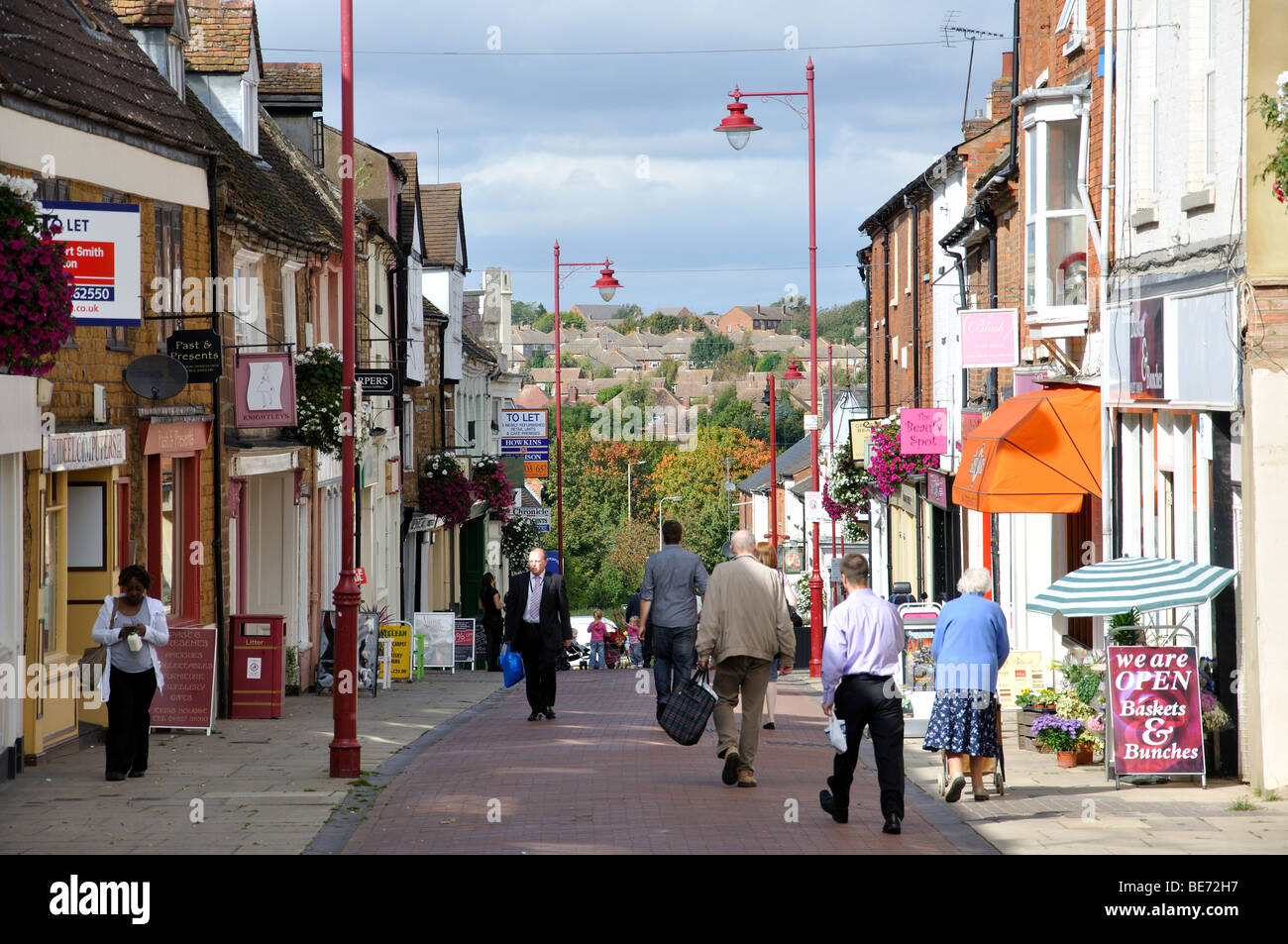 Sheaf Street, Daventry, Northamptonshire, England, United Kingdom Stock