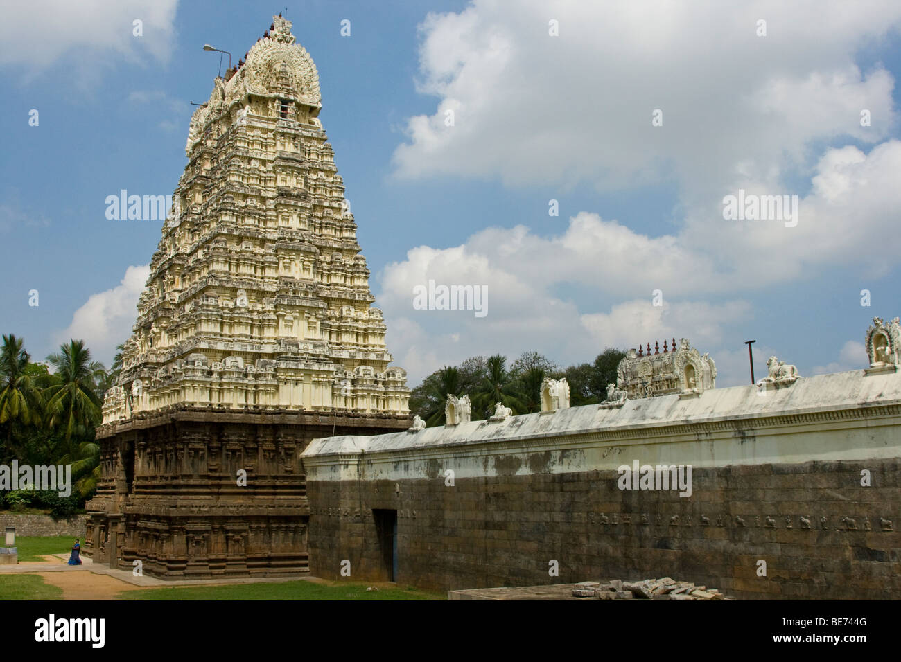 Sri Jalagandeeswarar Temple inside Vellore Fort in Vellore India Stock Photo
